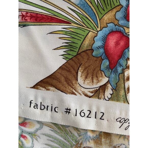 Scalamandre "Bengal Stripe" fabric vintage swatch light weight - Picture 11 of 12